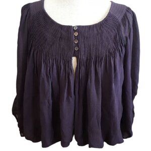 Anthropologie Rohit Rahul Khanna Sheer Broen Swing Crop Top (S)